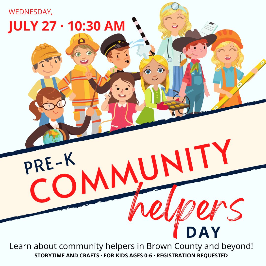 PreK Community Helpers Day » Brown County Public Library