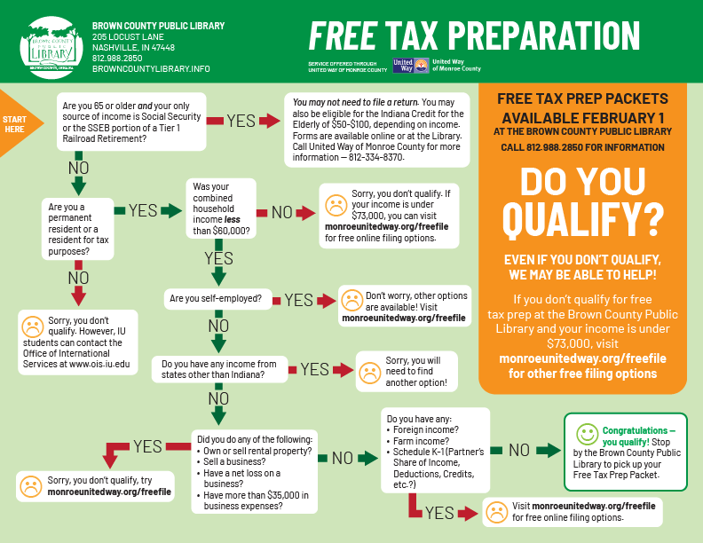 Free Tax Preparation » Brown County Public Library