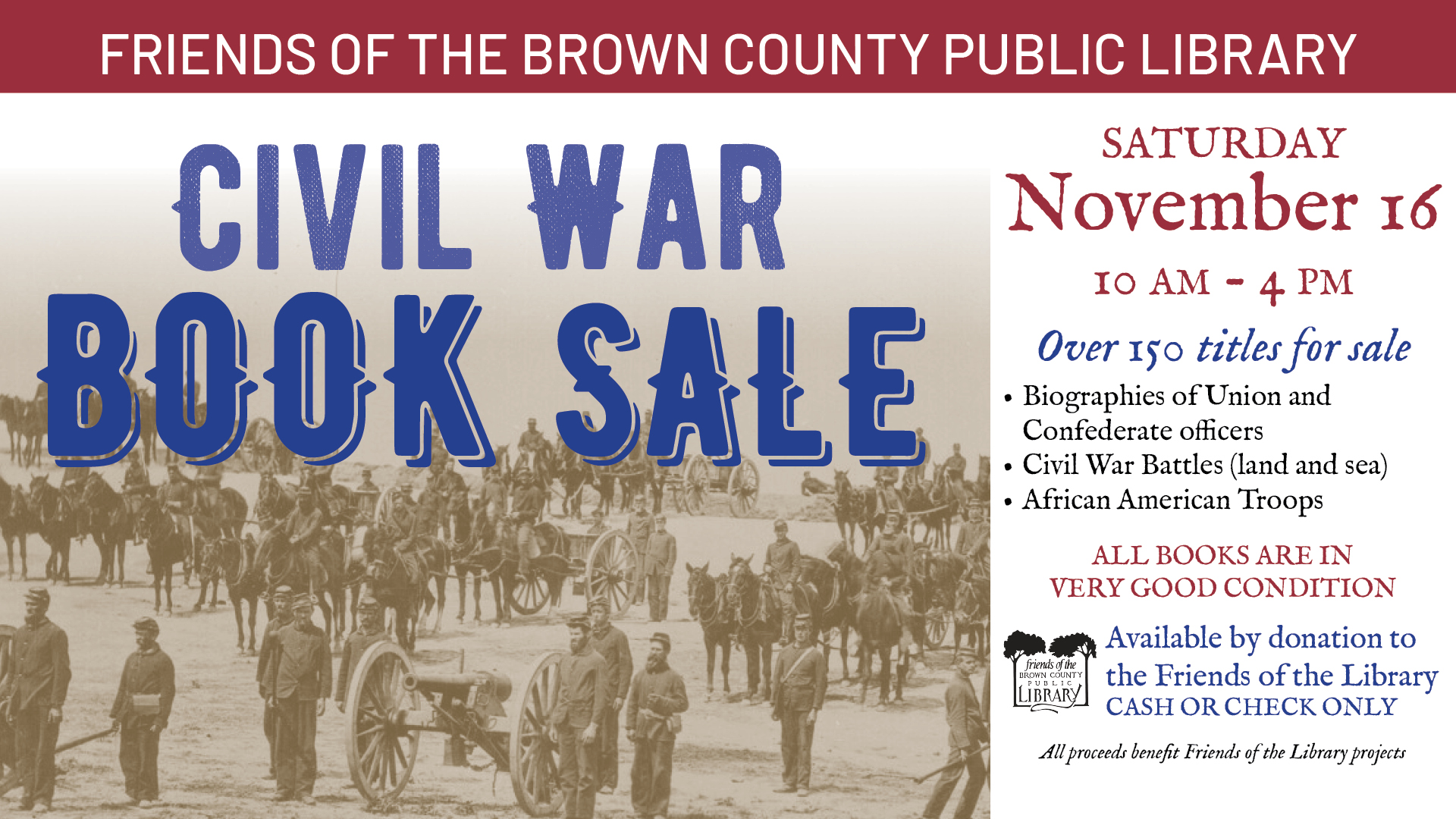 FOL Civil War Book Sale Slide