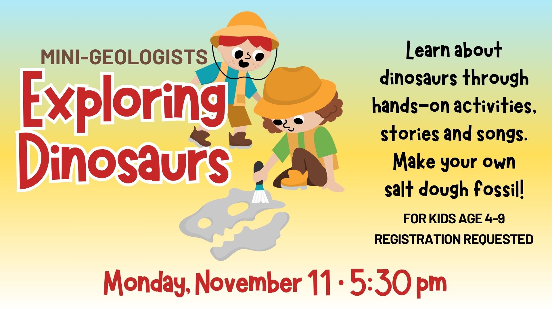 KIDS Mini Geologists Exploring Dinosaurs Slide