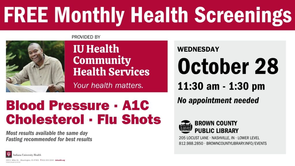 Free Monthly Health Screenings